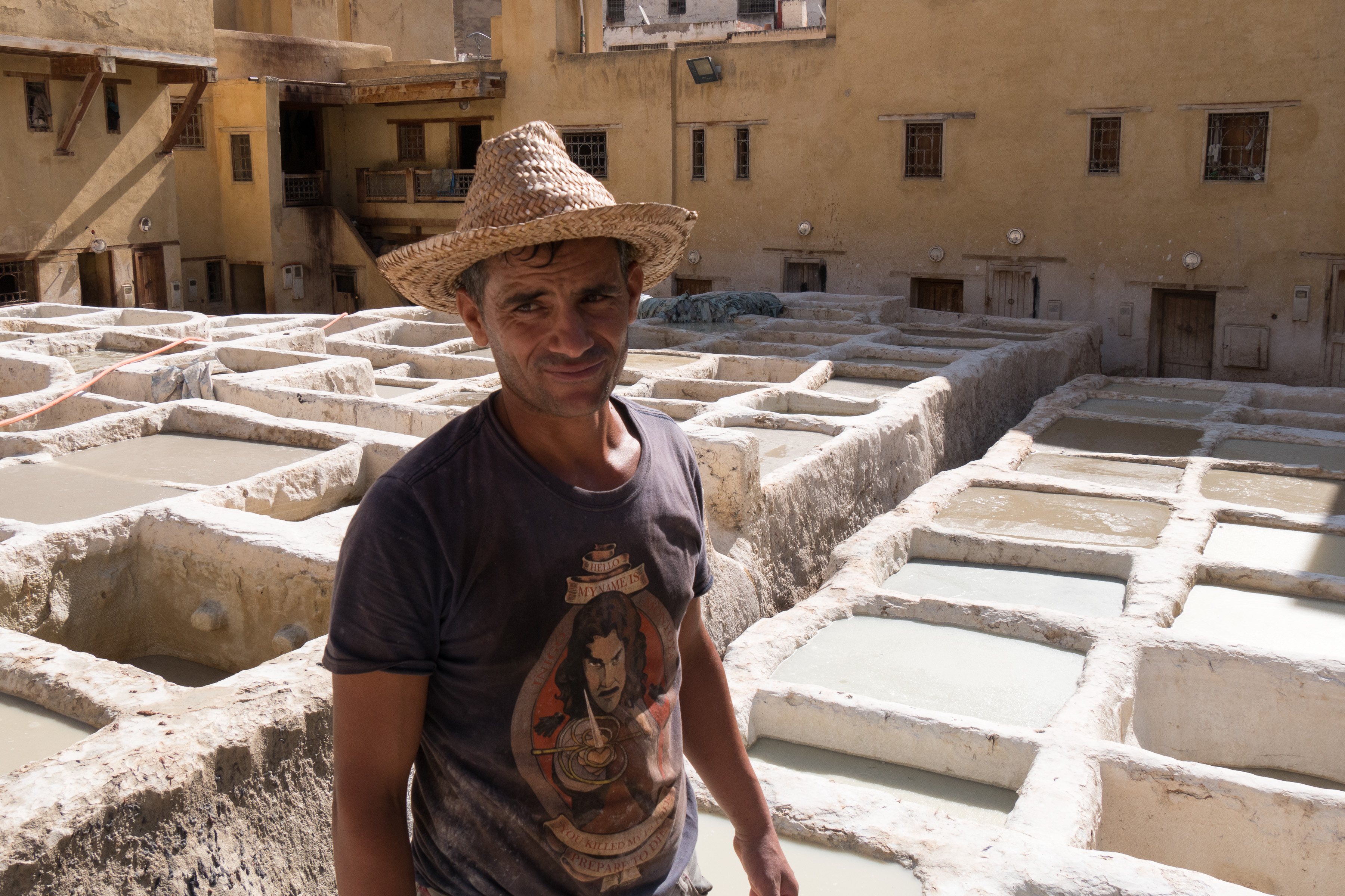 Arbeiter im Gerberviertel - Fes